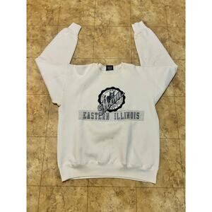 Vintage Eastern Illinois Mom White XL Jansport Sweatshirt